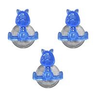 Set van 3 Funny Hooks Kat blauw