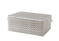 Beige Dekbed Opberghoes 'Ikat'