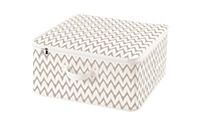 Beige Opbergtas met Rits 'Ikat'
