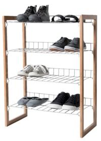 Stapelbaar Schoenenrek 4 Planken 'Preppy'