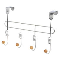 Deurhanger 4 Haken Spirale