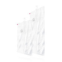 Set van 2 Ruimtebesparende Ophangbare Vacuüm Kledinghoezen Espace Plus - 1 Lang en 1 Kort
