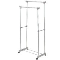 Dubbel Stalen Kledingrek Firmin