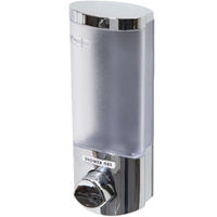 Enkele Stick On Zeep-/Shampoodispenser 360 ml - Chrome