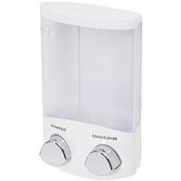 Stick On Dubbele 2 x 310 ml Zeep-/Shampoodispenser - Wit