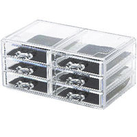 Sieradendoos 6 Lades - Transparant