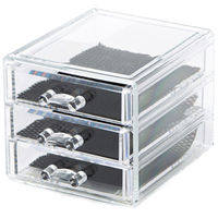 Kleine Sieradendoos 3 Lades - Transparant