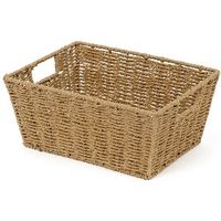 Gevlochten Opbergmand 'Etna' - Beige