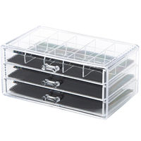 Grote Sieradendoos 3 Lades - Transparant