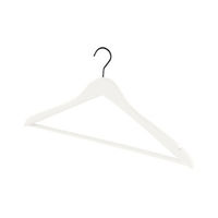 Kledinghanger met Inkepingen en Broeklat 'Lorient'