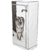 Tiger Portable Kledingkast Metalen Frame