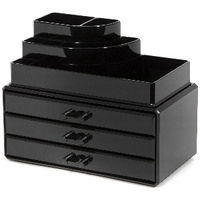 Sieraden en Make-up Organizer Groot 3 Lades - Transparant