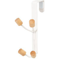 Deurhanger 4 Haken 'Helsinki' - Wit