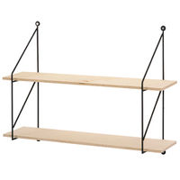 Frida' Draad Wandplank 2 Niveaus Kopenhagen