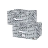 Set van 2 Compactor Vacuüm Opbergkoffers Missy - XL