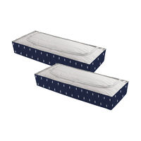 Set van 2 Extra Platte Kasuri Onder Bed Opberghoezen