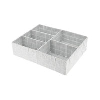 Ladeverdeler 'Toronto' met 5 vakken - Wit