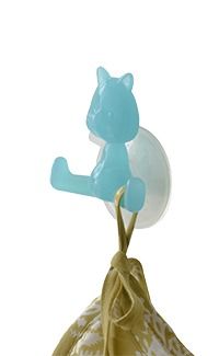 Katten Zuignap Muur 'Funny' - Turquoise