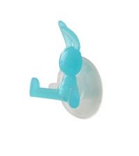 Konijnen Zuignap Muurhaak 'Funny' - Turkoois