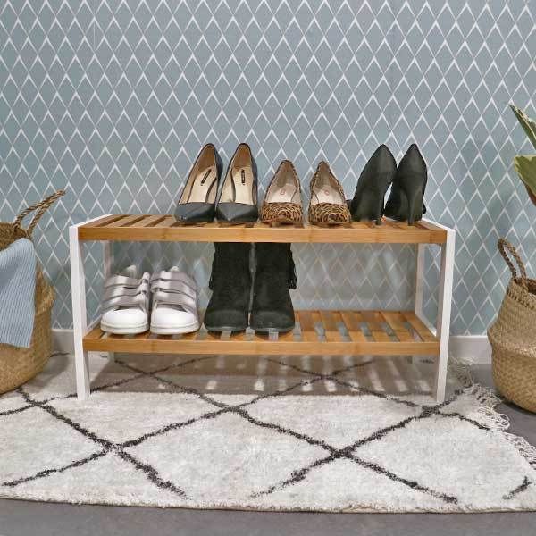 Schoenenrek 2 Planken 'Akira' 6 Compactor