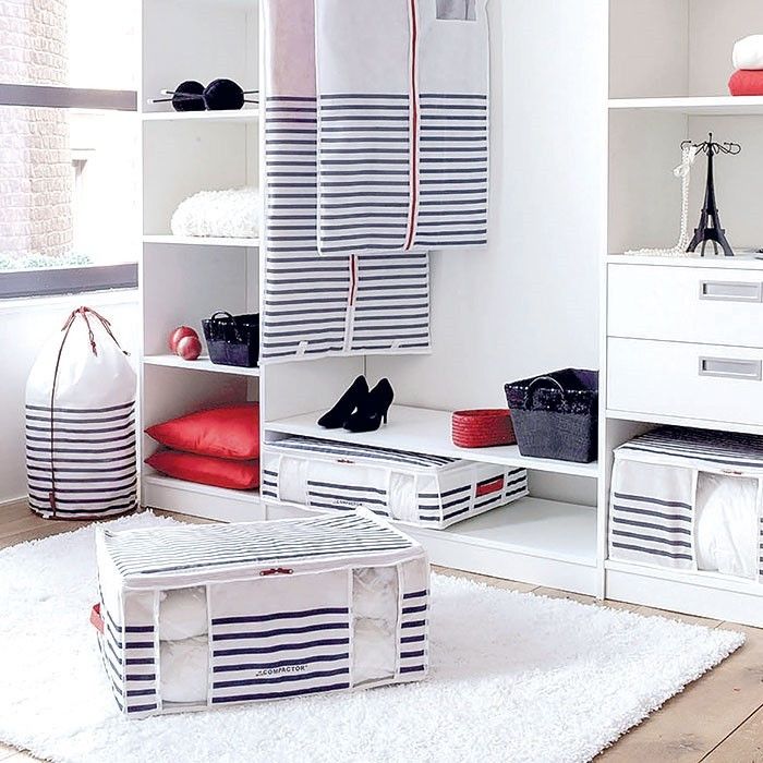 Onder Bed Opberghoes 'Mariniere' Extra Plat 2 Compactor