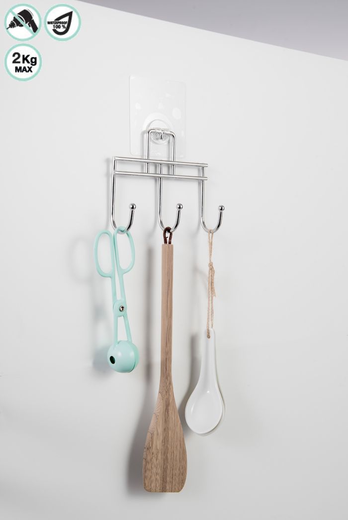 Bestlock Magic Drievoudige Wandhaak Zonder Boren 2 Compactor