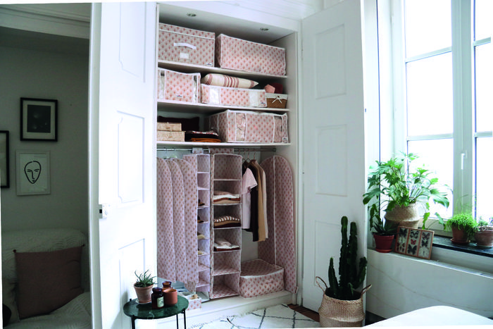 Hangende Organizer 'Blush' met 9 vakken 2 Compactor