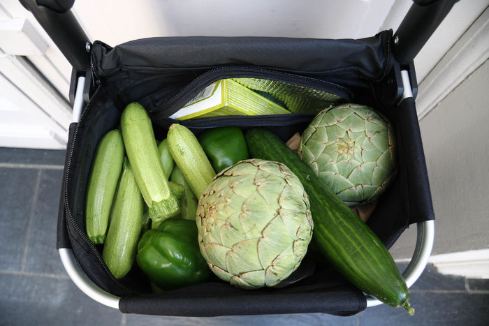 Boodschappenwagentje 'Brooklyn' met vriesgedeelte 9 Compactor