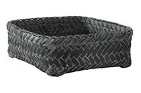 Bamboe Opbergmand Klein 'Dalat' - Donkergrijs 1 Compactor