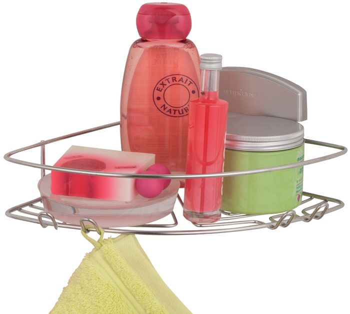 Stick On Wandgemonteerde Badkamer Hoekplank 1 Compactor