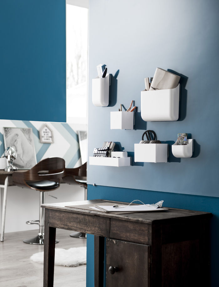 Grote Gebogen Wand Home Opbergdoos 'Hang It' 6 Compactor