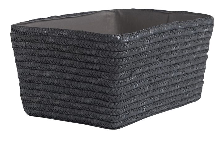 Gevlochten Opbergmand 'Hawaii' - Grijs 1 Compactor