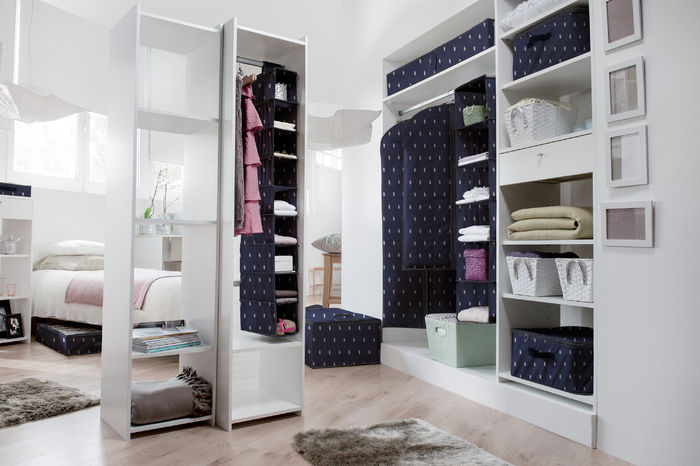 Onder-Bed Schoenen Opbergbox 12 vakken 'Kasuri' 4 Compactor