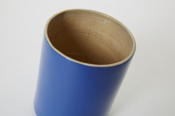 Kleine Bamboe Keukengereihouder - Indigo-Blauw 2 Compactor