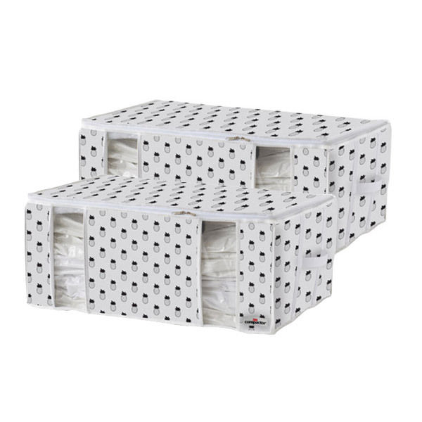 Set van 2 Compactor Vacuüm Opbergtassen Tropic - XXL  1 Compactor