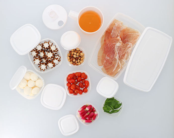 Set van 21 vershouddozen met deksel 6 Compactor