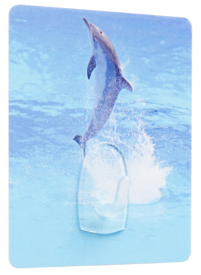 Dolfijn 'Magic Hook' Zelfklevende Opberghaak 1 Compactor