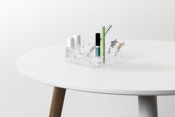 Vierkante Make-up en Sieraden Organizer - Transparant 3 Compactor