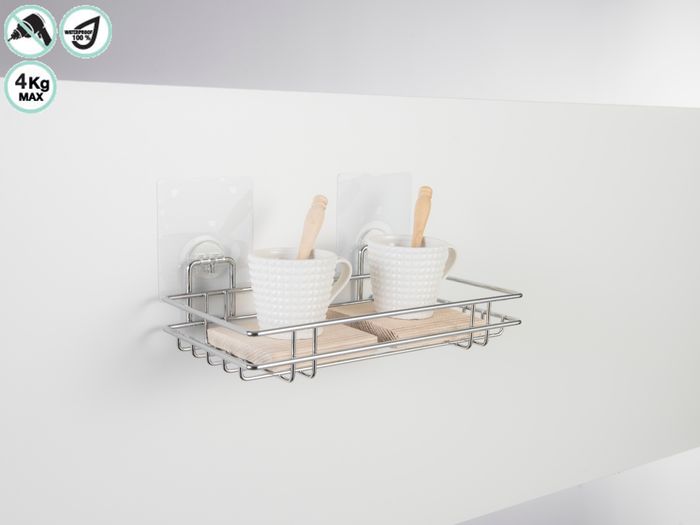 Bestlock Magic Opbergplank Keukenwand Zonder Boren 3 Compactor