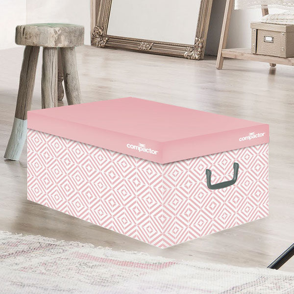 Kartonnen Bewaardoos 'Nordic' - Roze 2 Compactor