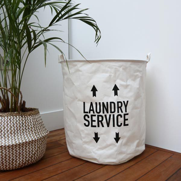 Waszak 'Laundry Basket' - Ecru 6 Compactor