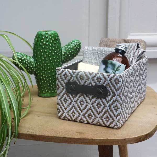 Opbergmand 'Enzo' - Beige  6 Compactor