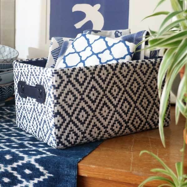 Opbergmand 'Enzo' - marineblauw  6 Compactor