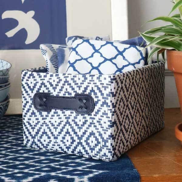 Opbergmand 'Enzo' - marineblauw  5 Compactor