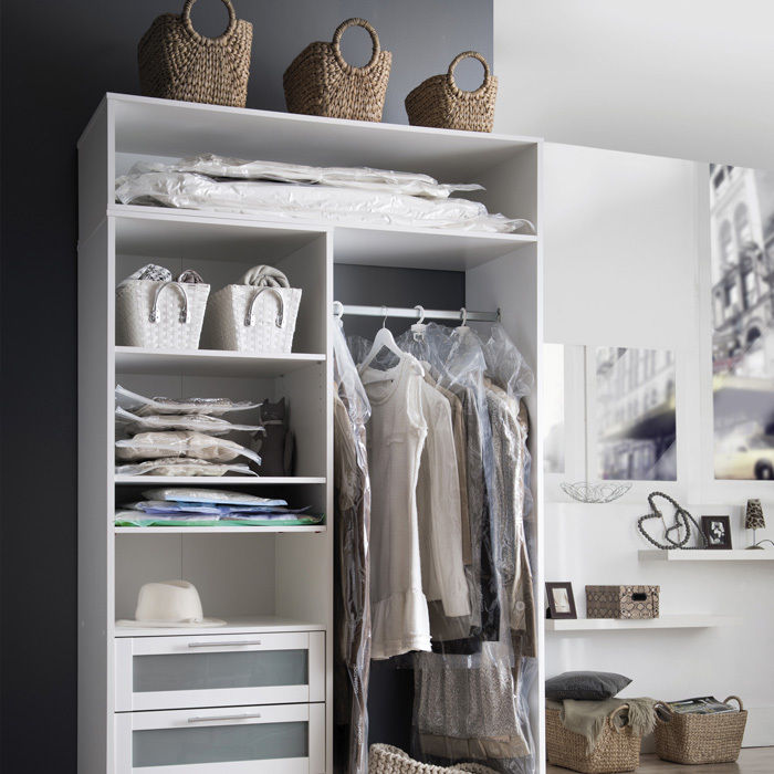 Set van 2 Medium en Large Ruimtebesparende Vacuüm Opbergzakken 'Aspispace' - 1 Medium en 1 Large 6 Compactor