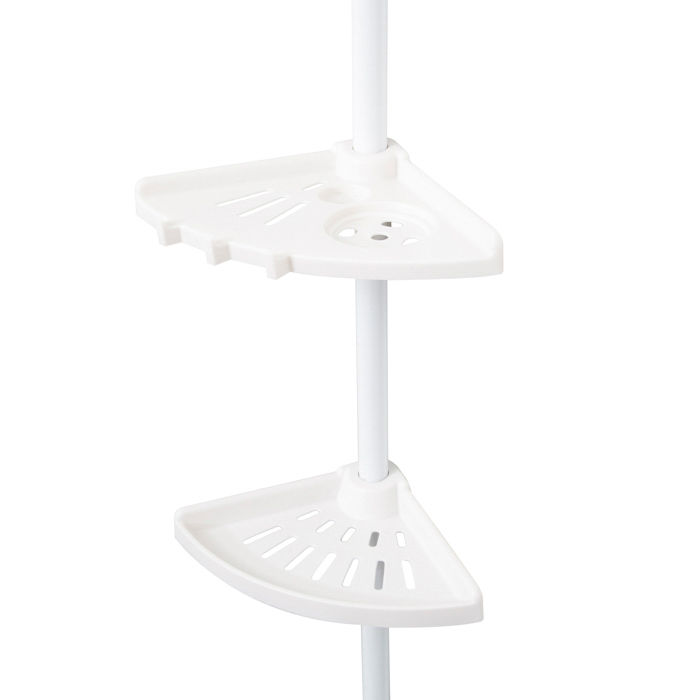 Verstelbaar Hoekrek Douche Vastklembaar 2 Compactor