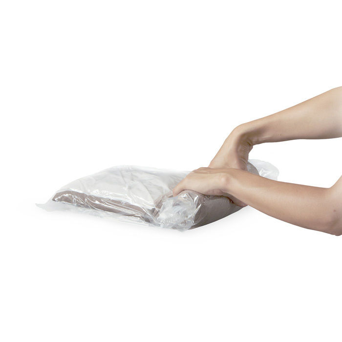 Set van 2 Ruimtebesparende Vacuüm Opbergzakken met stofzuiger of handmatig Vac & Roll 2 Compactor