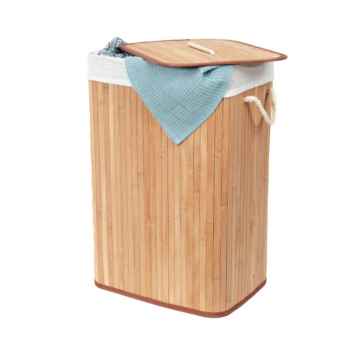 Rechthoekige Vouwbare Wasmand 'Bamboo'  4 Compactor