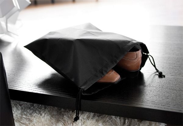 Set van 2 Schoenenzakken Reistas Trekkoord 1 Compactor