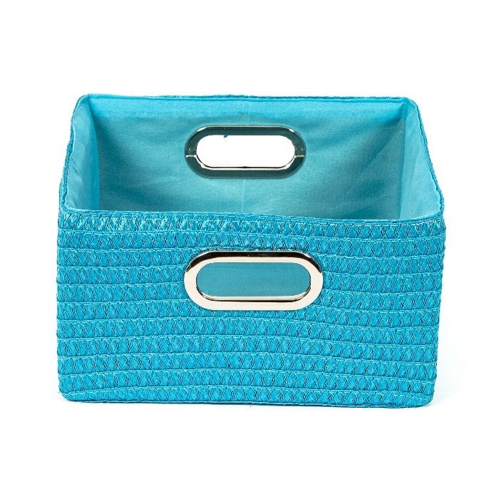 Opbergmand met Hengsels 'Poly' - Turquoise 3 Compactor